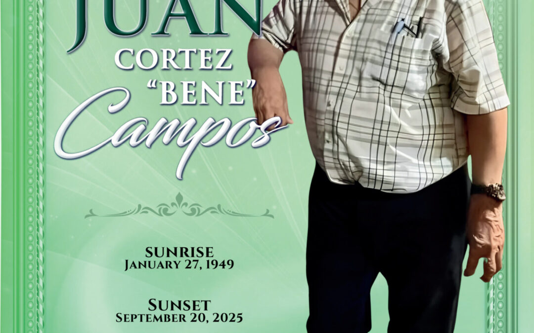 Juan Cortez Campos 1949 – 2025